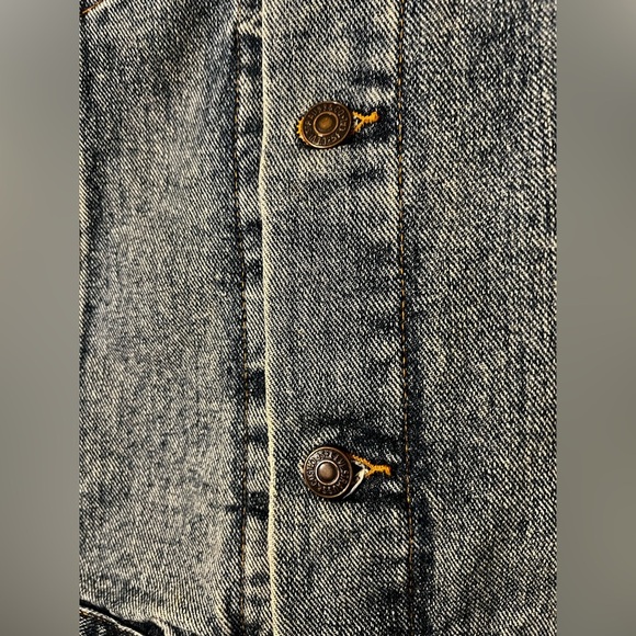 Vintage 90s Men's Levi's 70598 Button Down Denim Trucker Jacket Size - Picture 8 of 16